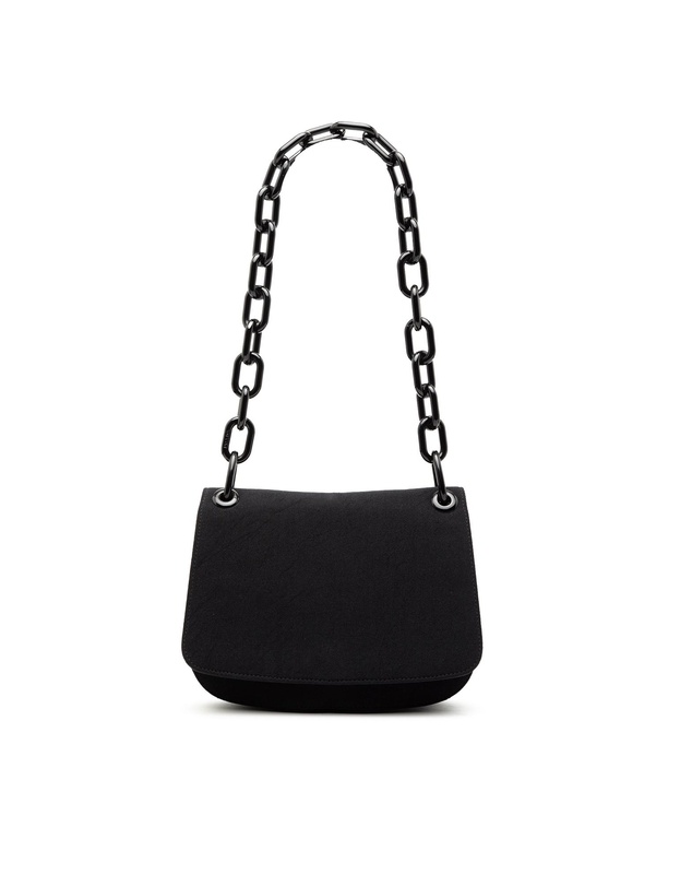 Pre-Loved by Azura Reborn - Pre-Loved Canvas Lucite Chain Shoulder Bag
