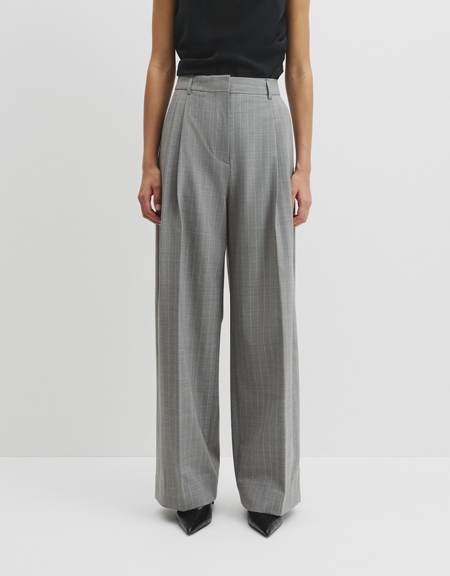 Country Road - Wool Blend Tailored Pinstripe Pant