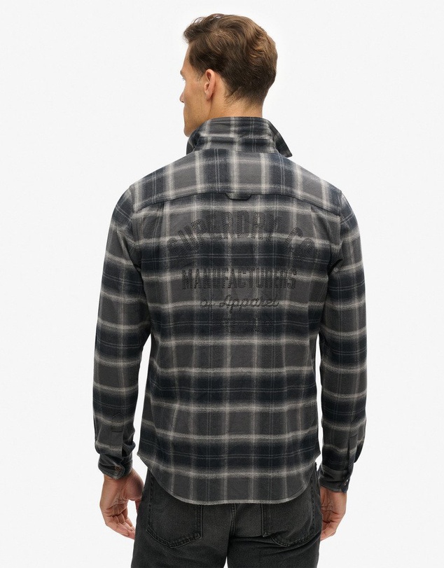 Superdry - Embroidered Check Overshirt