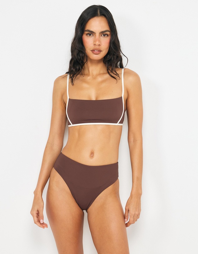 AERE - Cala Contrast Bikini Top