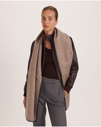 SABA - Kayla Contrast Stitch Scarf