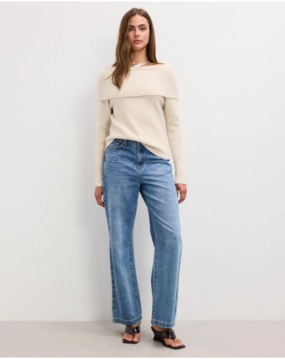 The Fated - Sammy Off Shoulder Knit Top