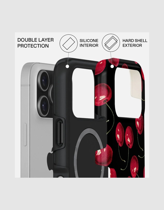Burga - Burga iPhone 17 Pro Tough Magsafe Case Cherrybomb