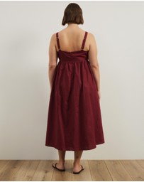 Atmos&Here Curvy - Fern Empire Line Midi Dress