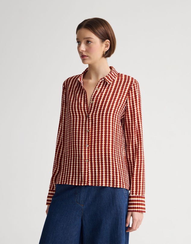 Oxford - Poppy Printed Blouse
