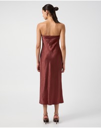 Third Form - Crush Bias Strapless Dress