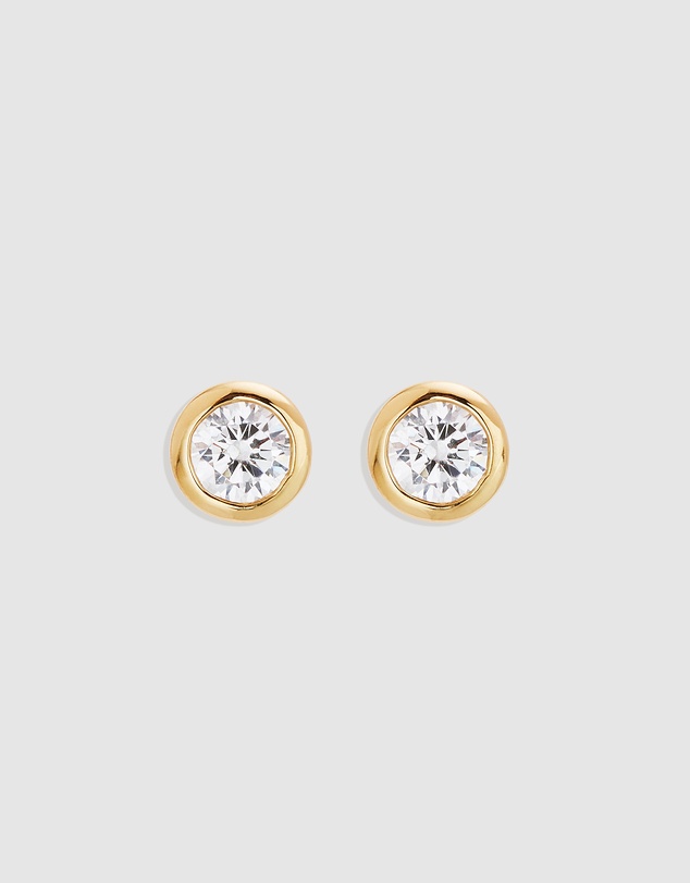 By Charlotte - Radiant Crystal Stud Earrings