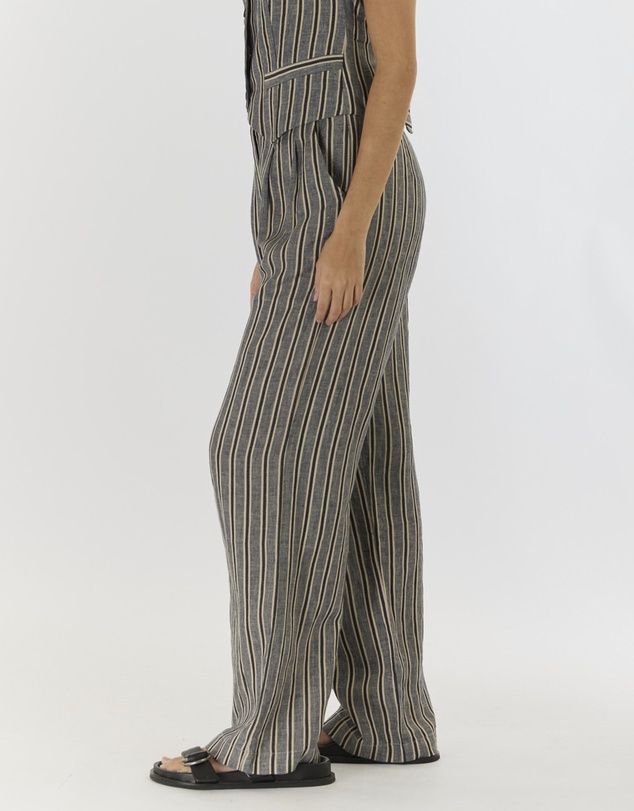 Amelius - Set Sail Linen Stripe Pant