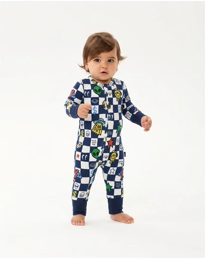 Rock Your Baby - Far Out Check Coverall