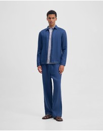 Oxford - Adem Linen Zip Bomber