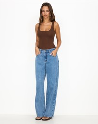 Dazie - Remi Ribbed Bodysuit