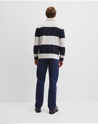 Country Road - Australian Cotton Stripe Rugby Polo