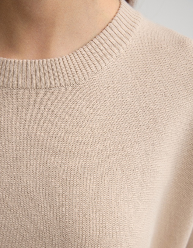Oxford - Lexie Cotton Crew Neck Knit