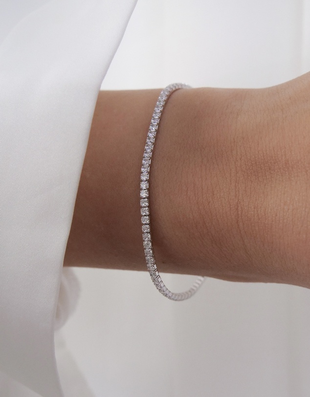 The Silver Collective - Tennis Bracelet Petite Silver