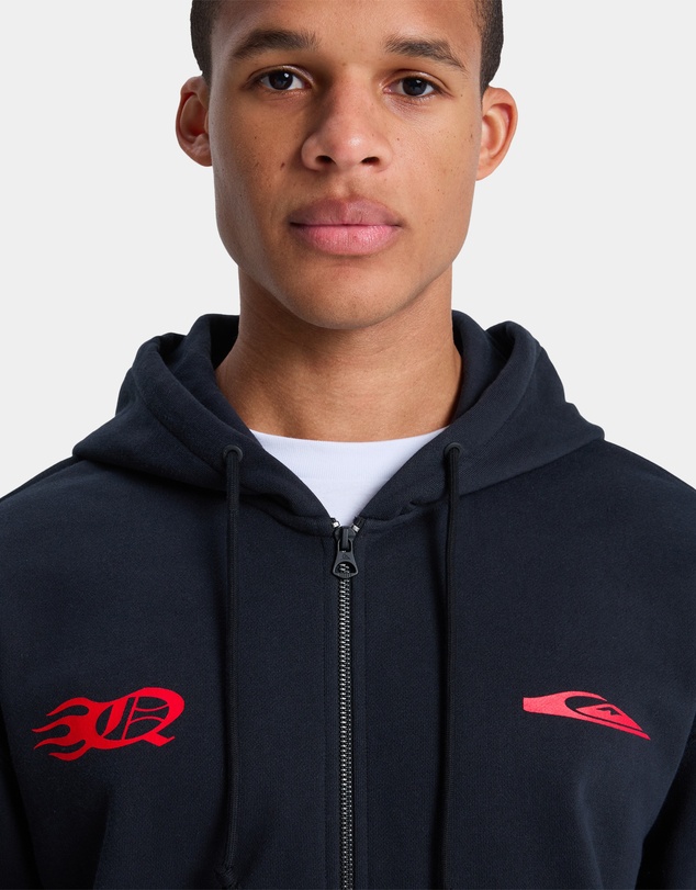 Quiksilver - Mens Mercury Trident Zip Up Hoodie