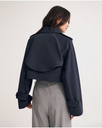 Oxford - Annalise Crop Trench Jacket