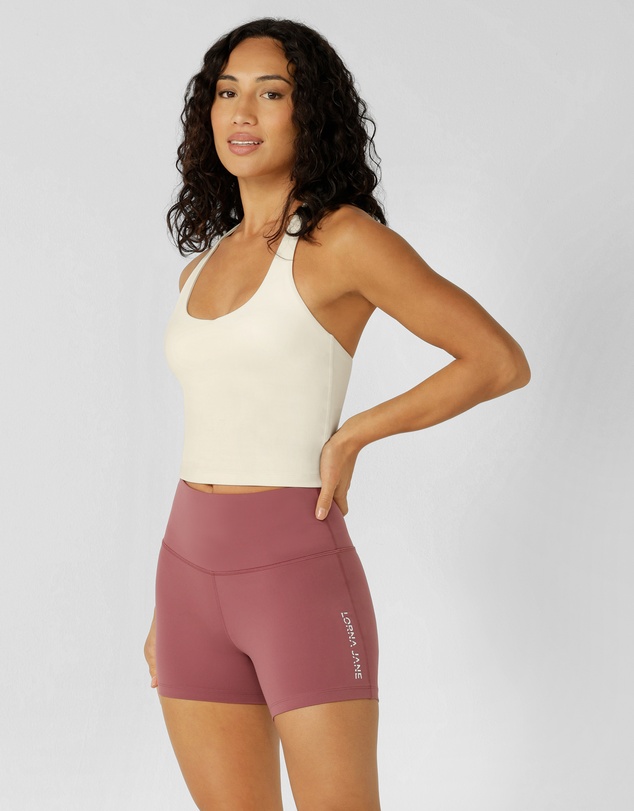 Lorna Jane - Lotus No Chafe Phone Pocket 12cm Bike Shorts