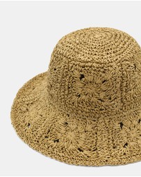 Morgan & Taylor - Nyra Bucket Hat in Tan
