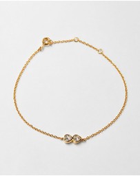 SAINT VALENTINE - Two Of A Kind Heart Bracelet - Gold