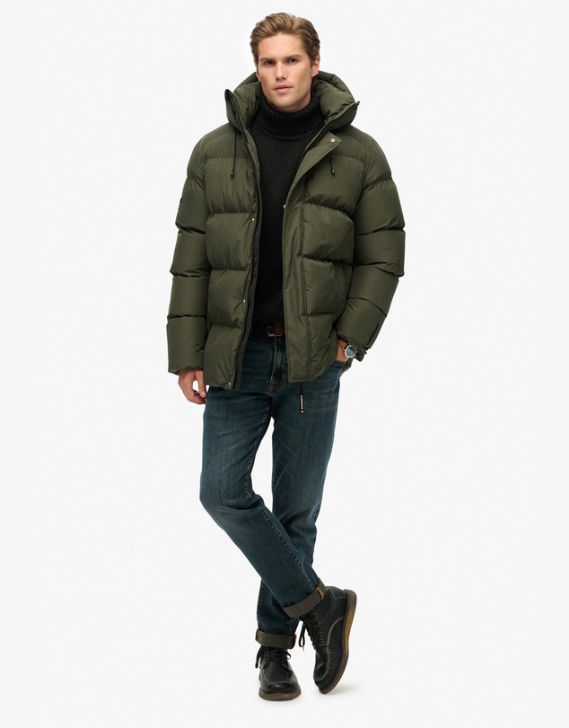 Superdry - Hooded 5 Baffle Sports Puffer