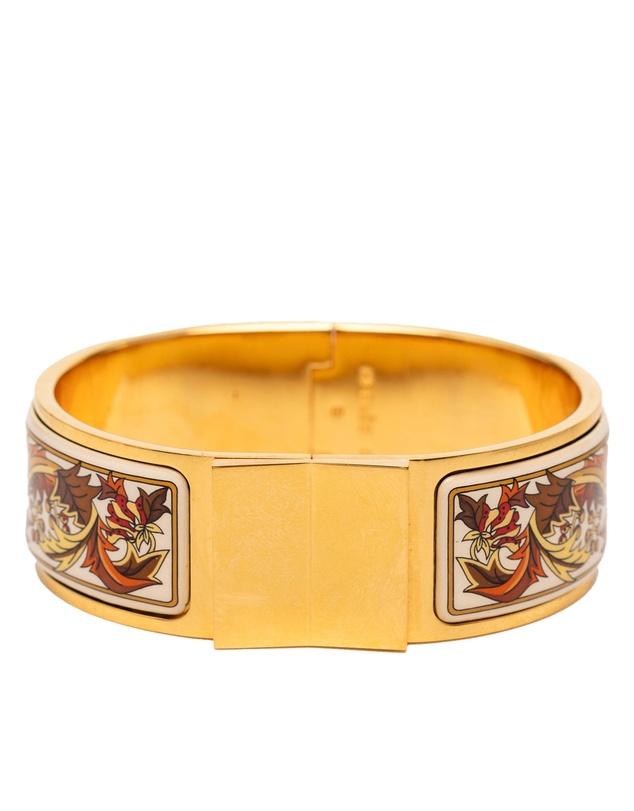 Pre-Loved by Azura Reborn - Pre-Loved Enamel Fall Foliage Loquet Hinge Bracelet PM