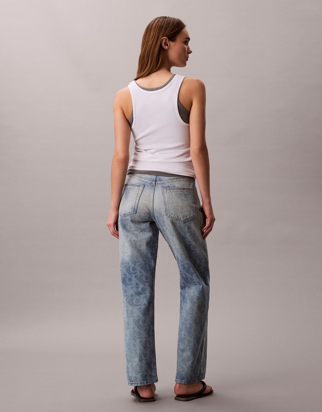Calvin Klein Jeans - Allover Monogram 90s Straight Jeans