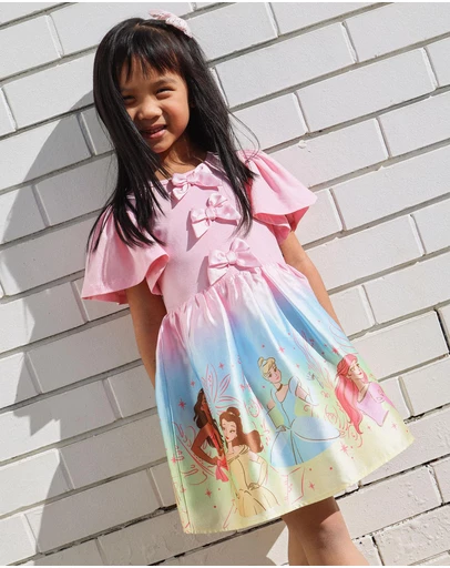 Rock Your Kid - Disney Princess Bow Dress - ICONIC EXCLUSIVE
