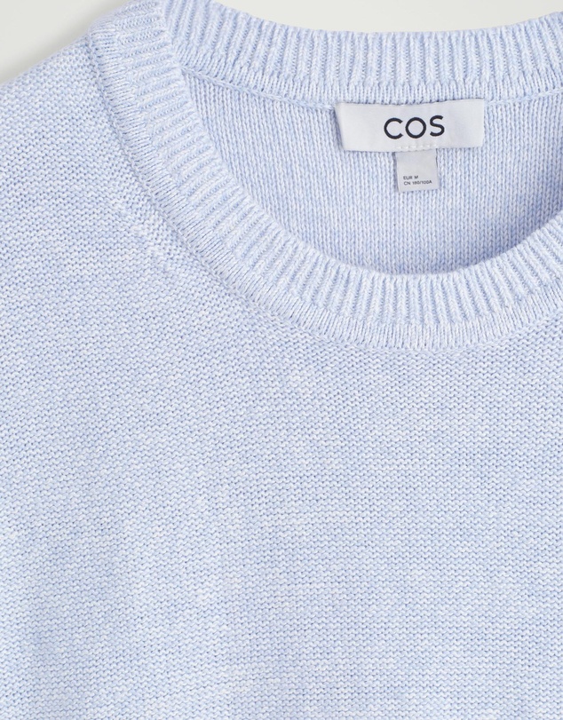 COS - Knitted Linen-Cotton T-Shirt