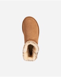 Ozwear Connection Uggs - Ugg Eskimo Buckled Platform Mini Boots