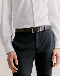 Trenery - Ballard Reversible Belt in Chocolate