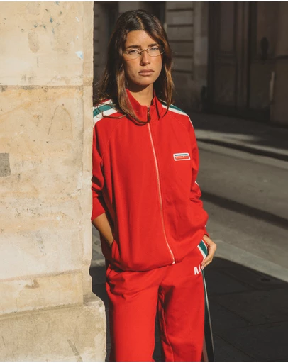 Araminta James - Retro Knit Zip Thru Jacket