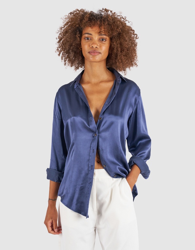 CAMIXA - Satin Silk Shirt