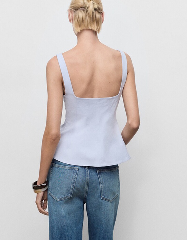 M.N.G - Flared Cotton Top