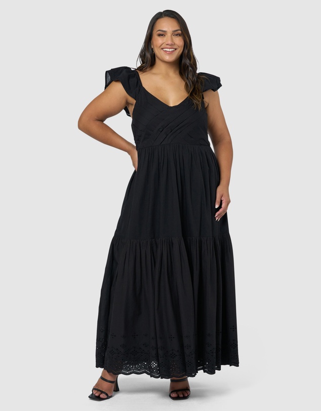 Something 4 Olivia - Georgie Broderie Maxi Dress