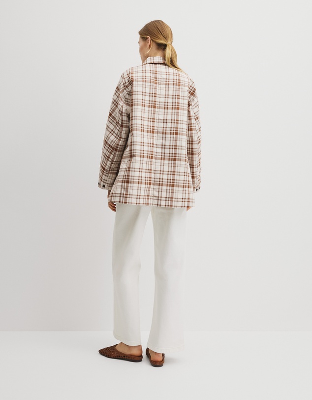Country Road - Plaid Swing Coat