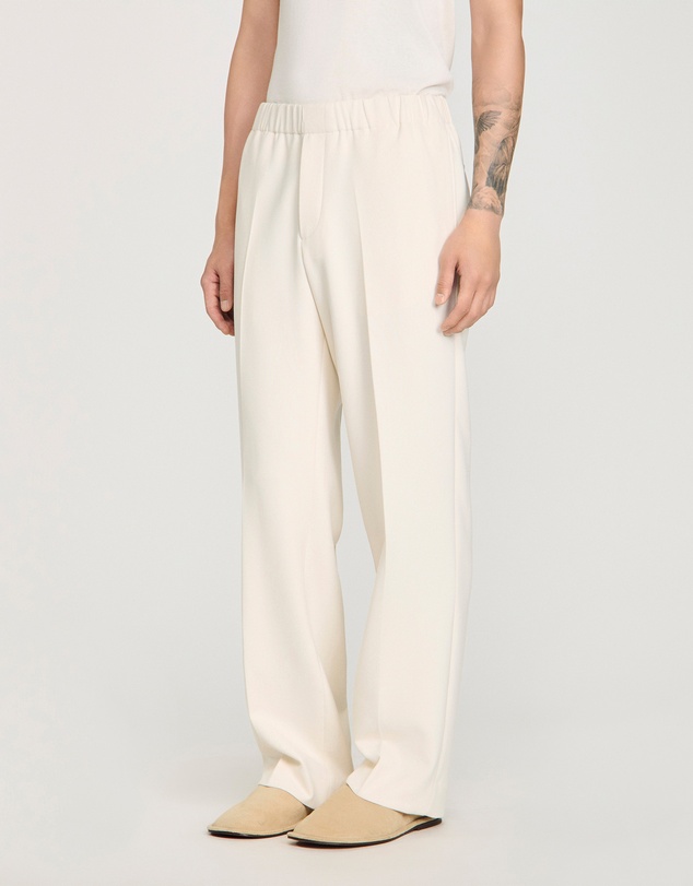 Sandro - Large Jersey Pants
