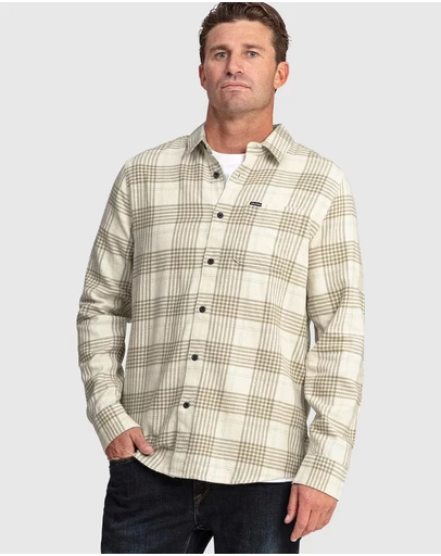 Volcom - Mens Caden Plaid Long Sleeve Shirt