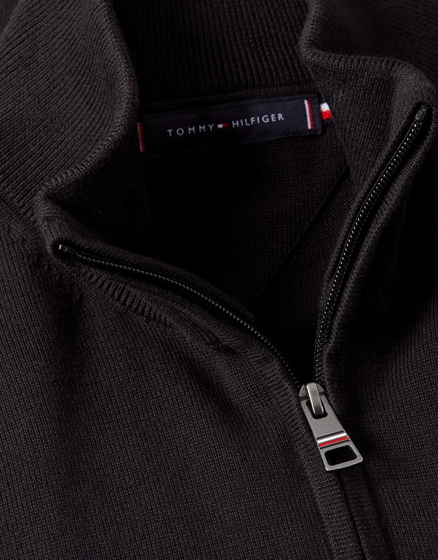 Tommy Hilfiger - Half-Zip Mock Turtleneck Jumper