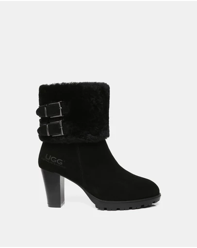 EVERAU - Australian Shepherd Ugg Candice Cow Suede Upper Boots