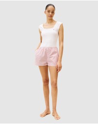 Tommy Hilfiger - Pointelle Poplin Set With Eyemask - Iconic Exclusive