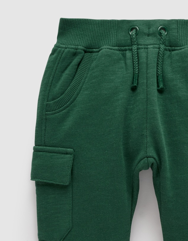 Purebaby - Cargo Track Pant -Kids-Babies