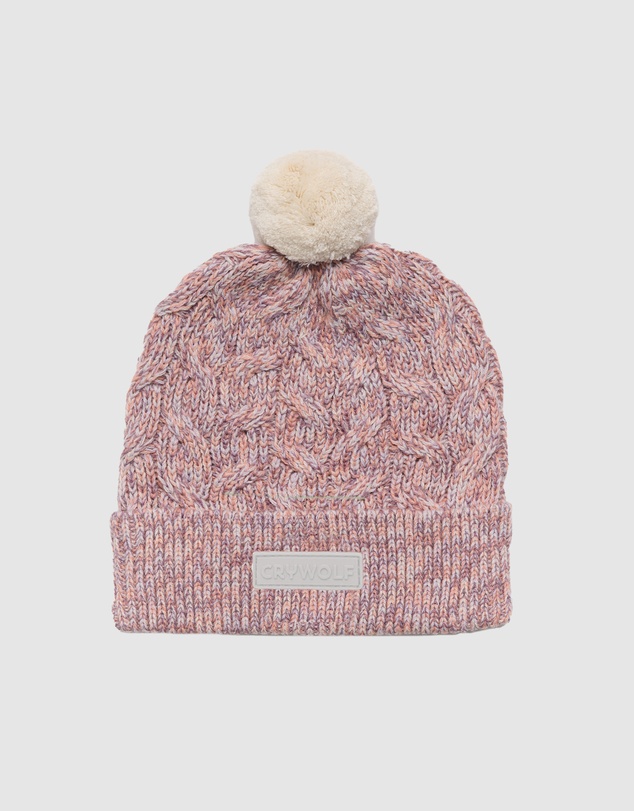 Crywolf - POM POM BEANIE Heather Speckle