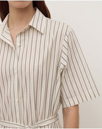 Assembly Label - Ria Stripe Midi Shirt Dress