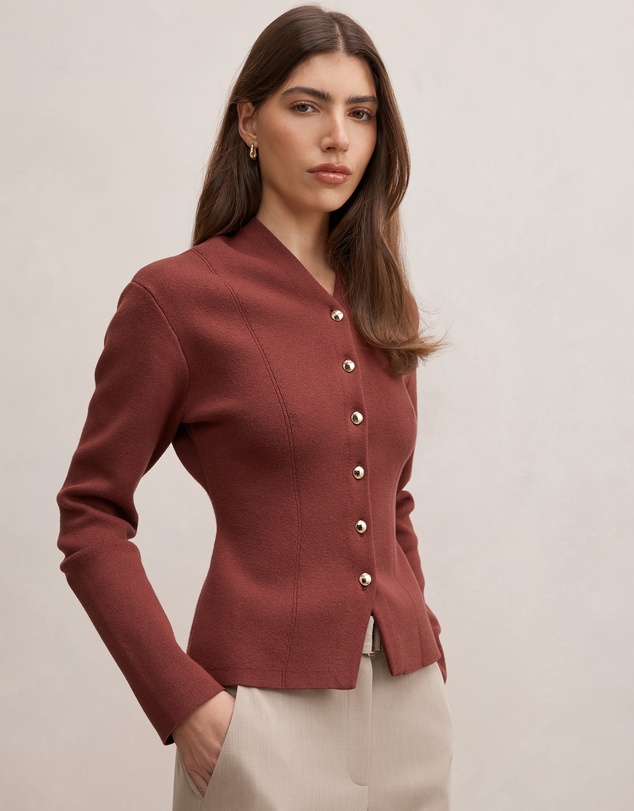 Forever New - Ophelia Sculpted Knitted Cardigan