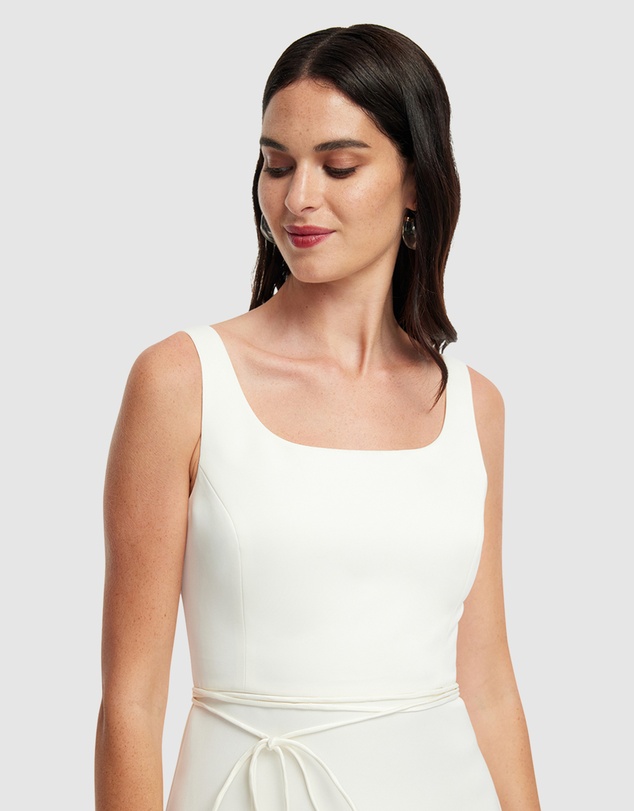 LEO LIN - Serafina Applique Maxi Dress