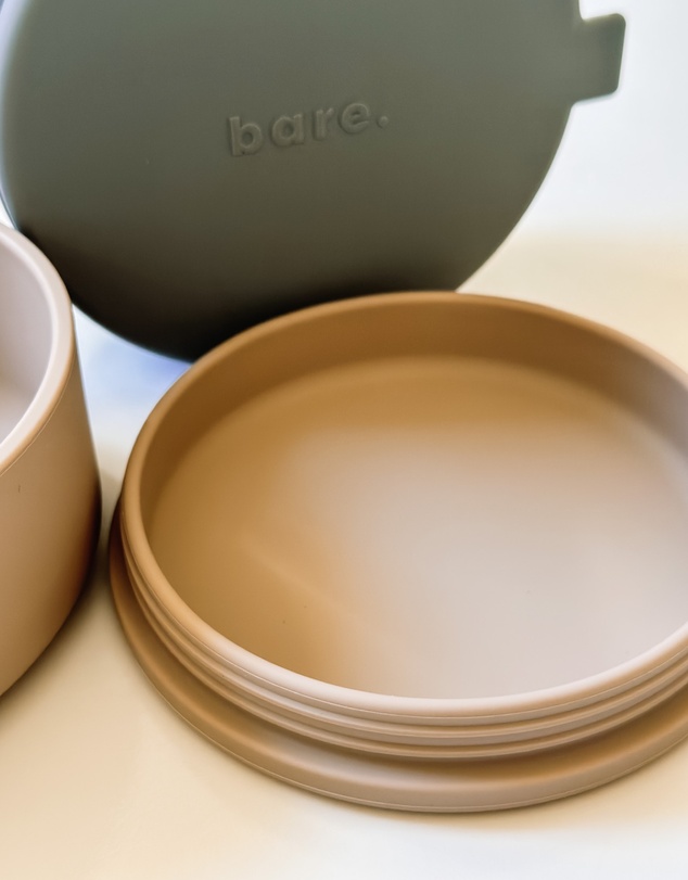 Bare The Label - Silicone Bowl and Lid