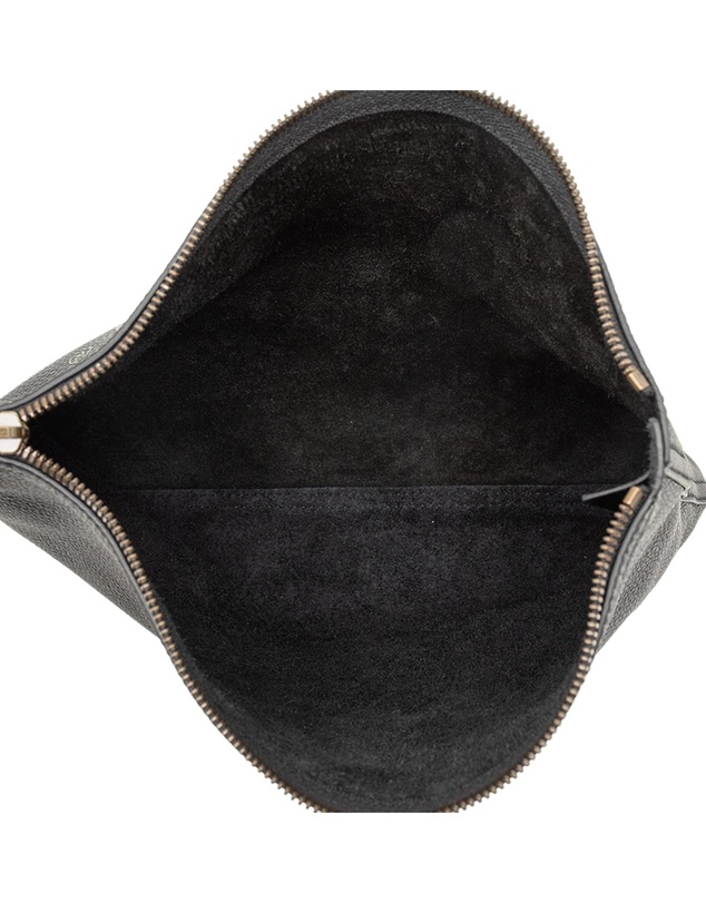 Pre-Loved by Azura Reborn - Pre-Loved Medium Leather Logo Portfolio Clutch