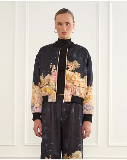 Aqua Blu Australia - Orion Cameron Bomber Jacket