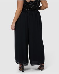 Pink Dusk by Curve Project - Feeling Myself Wide Leg Pant