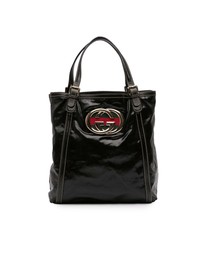 Pre-Loved by Azura Reborn - Pre-Loved Patent Dialux Britt Web Tote